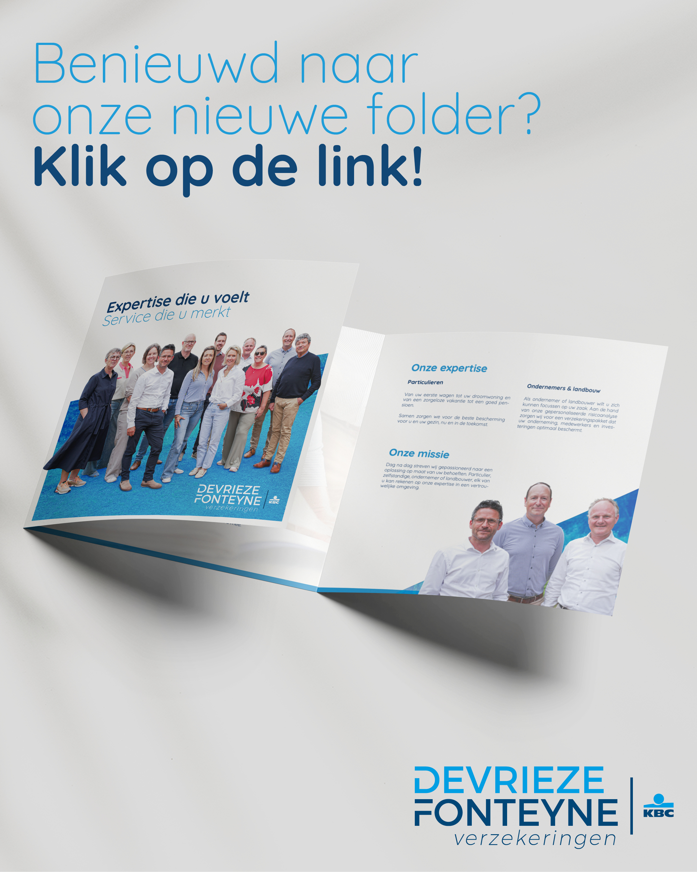 Benieuwd naar onze nieuwe folder?
