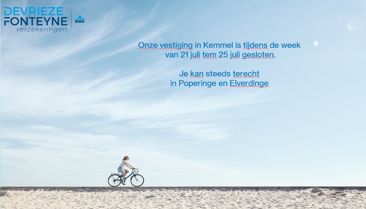 Vakantiesluiting Kemmel
