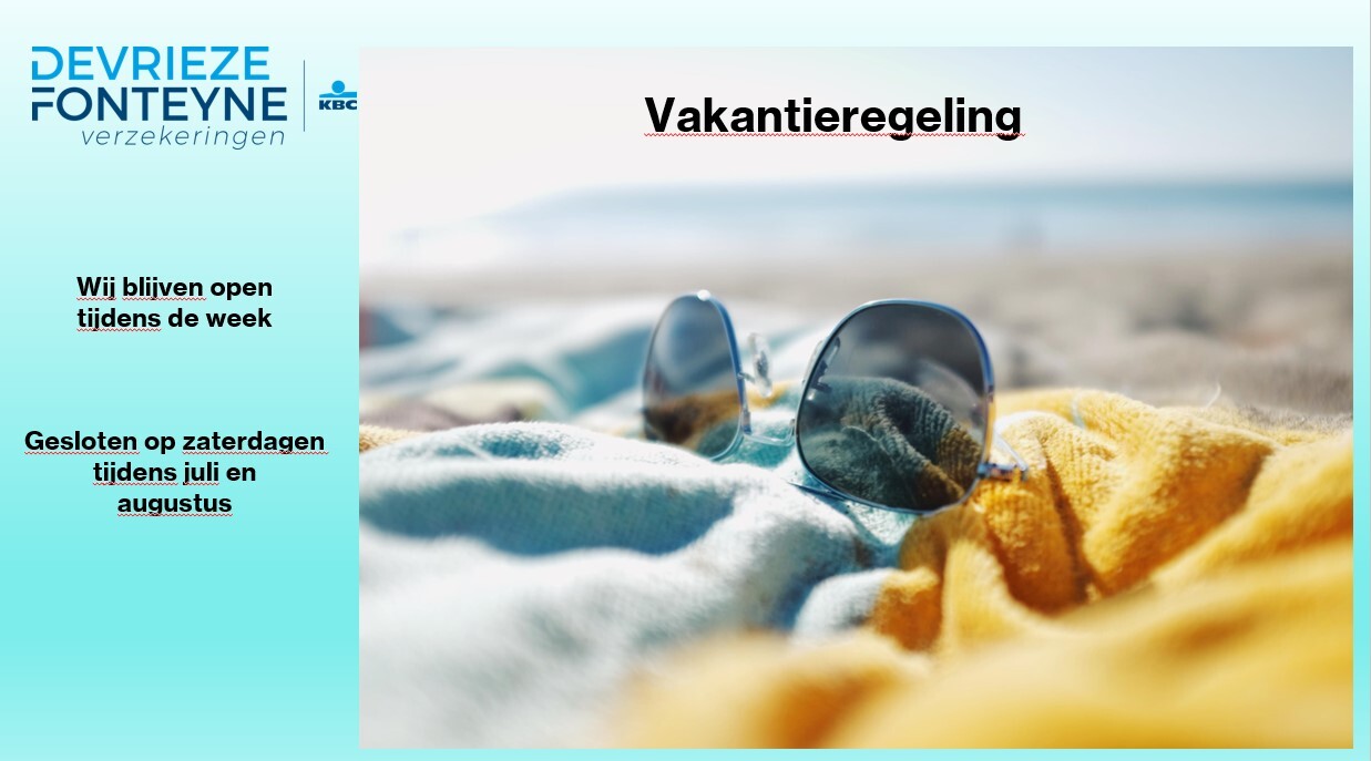 Vakantieregeling
